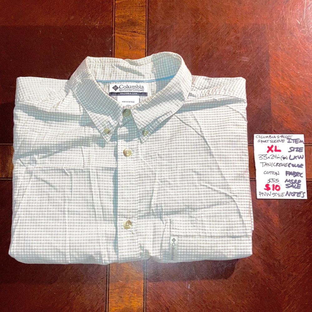 Columbia Short-Sleeve Button-Up